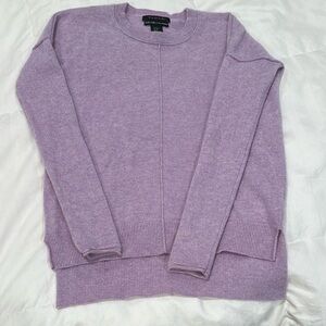 Tahari 100% Pure Luxe cashmere Lavender Sweater